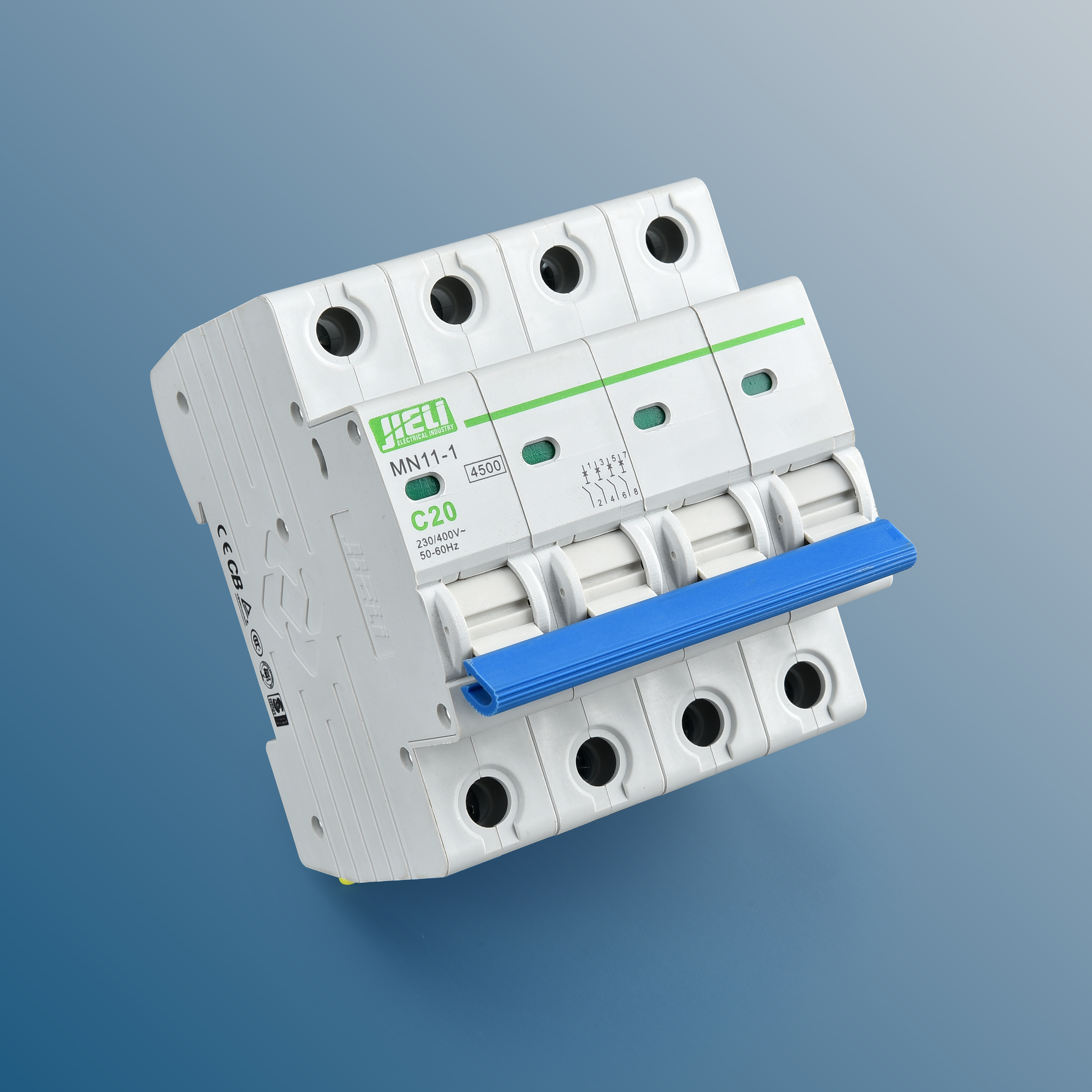 MCB 2 Pole 16A Circuit-Breaking miniature circuit breaker